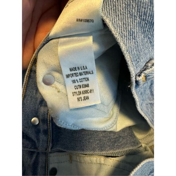 Agolde jeans size 26 90s jeans distressed jeans - EUC - Picture 4 of 11